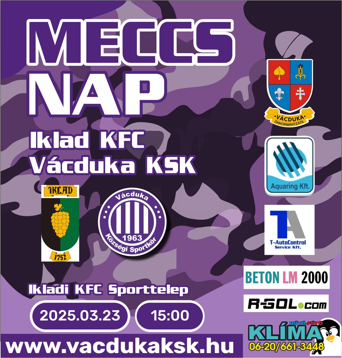 Rossz hazai kezdés, Irány Iklad vasárnap!